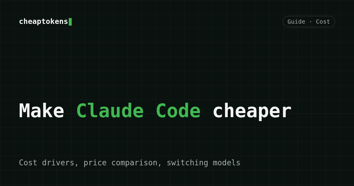 Cover: Claude Code spend, token flow and cheaper open-weight models